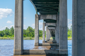 Old abandoned bridge 