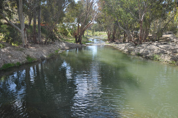 The beautiful natural River in Cyprus