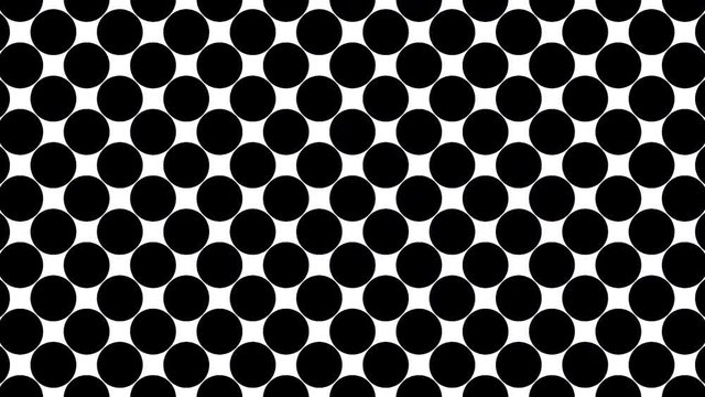 Big black polka dots - simple retro pattern for creative, 3d render, stylish black polka dot on white background