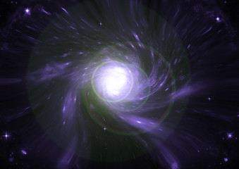 Fototapeta premium galaxy in a free space