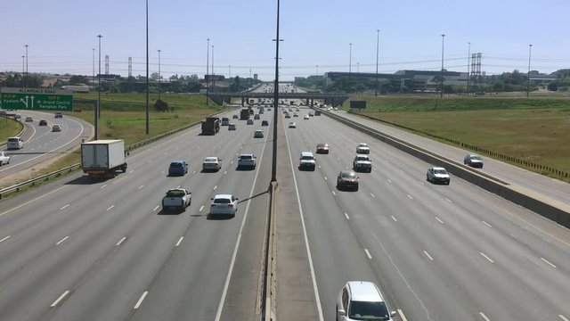 Motorway in Johannesburg