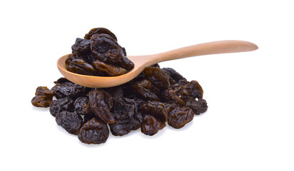 Rasins isolated on white backround