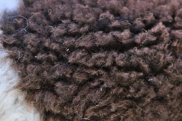 Sheep's wool. Used for background textures.