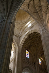 Naklejka premium Interior of Cathedral of Segovia