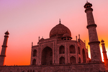 taj mahal in agra india