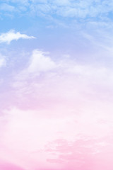 Obraz na płótnie Canvas cloud background with a pastel colored
