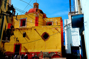 Mexico Guanajuato Colonial city