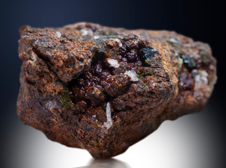 garnet  mineral rock gem stone quartz  geology specimen