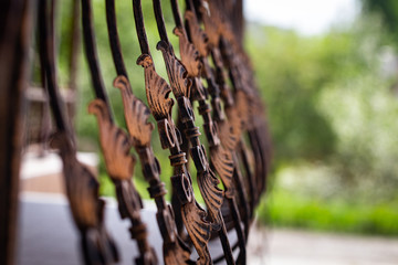 beautiful decorative metal elements forged wrought iron gates