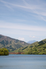 Obraz premium 草木湖と男体山 みどり市 栃木