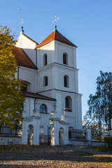 Fototapeta na wymiar St. Mary Church in Trakai, Lithuania, is a Roman Catholic church