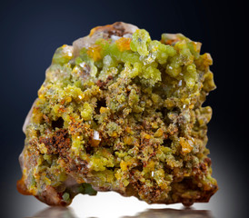 prehnite mineral rock gem stone quartz  geology specimen