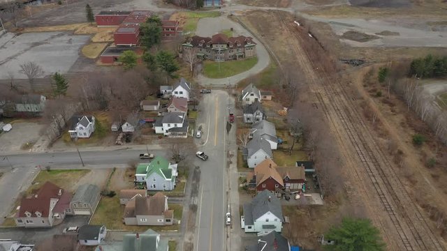 Industrial area next to residential, where the locals sufer from noise and air pollution and its unhealthy side effects.