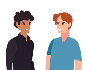 two men characters