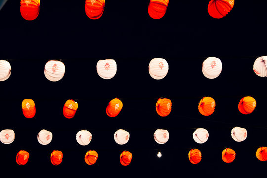 Farolillos de la feria de Sevilla