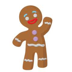 Fototapeta premium gingerbread man cookie