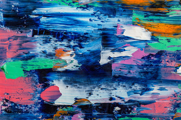 Abstract paintings. Hand drawn oil painting. Color texture.