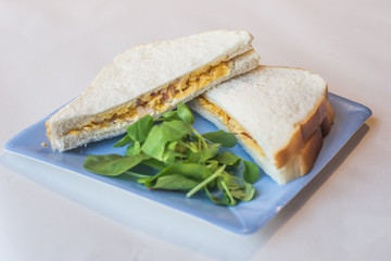 Cheese and Pickle Sandwich