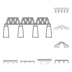 Vector illustration of sight and connection symbol. Collection of sight and construct vector icon for stock.