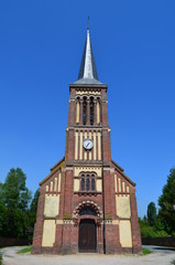 Eglise Saint-Julien à Saint-Julien-le-Faucon (Calvados - Normandie - France)