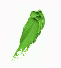 Fototapeta premium Paint smudge isolated on white background 