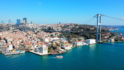 Fototapeta na wymiar Amazing aerial view of Istanbul. 