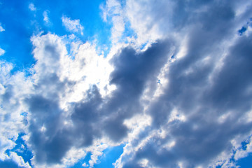 Obraz premium blue sky with clouds