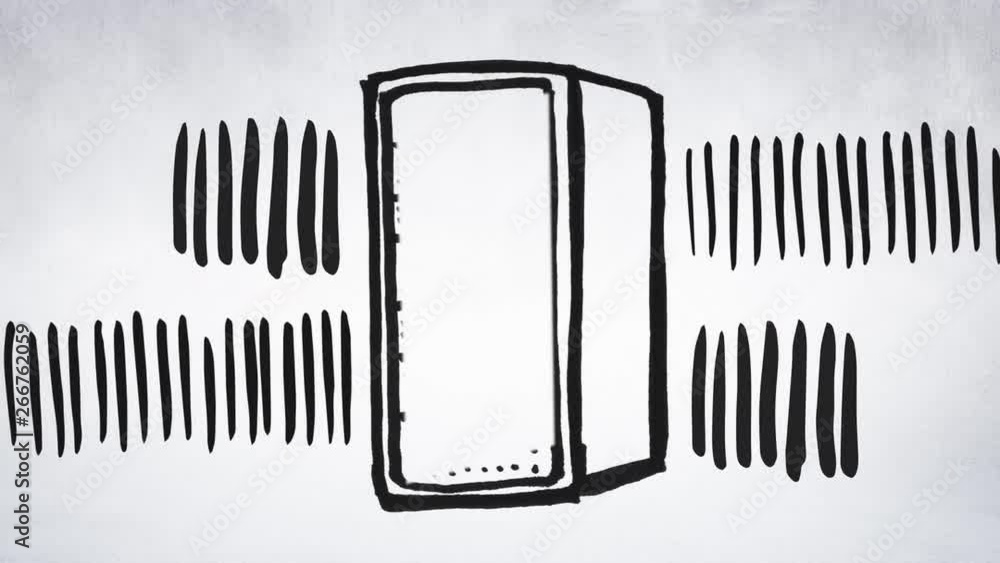 Poster drawing of a cpu