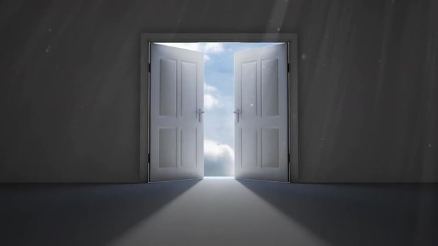Doors open to the sky