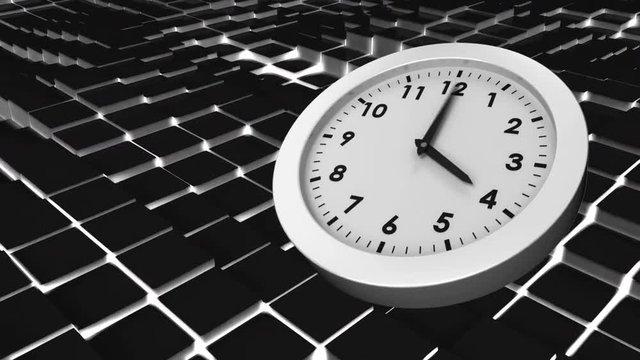 White clock