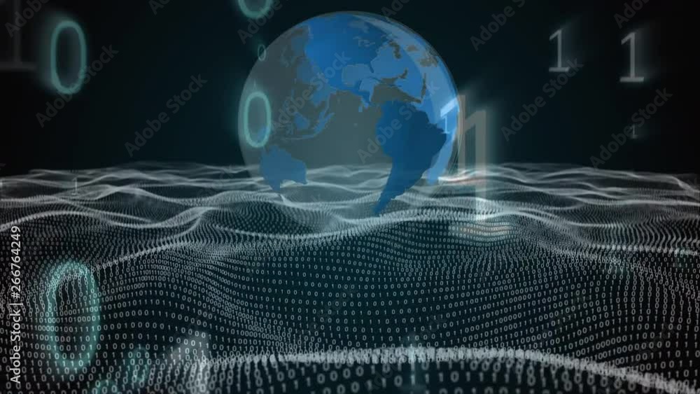 Poster globe and binary codes