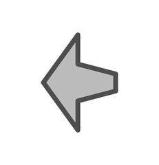 Left Direction Arrow Icon For Your Project