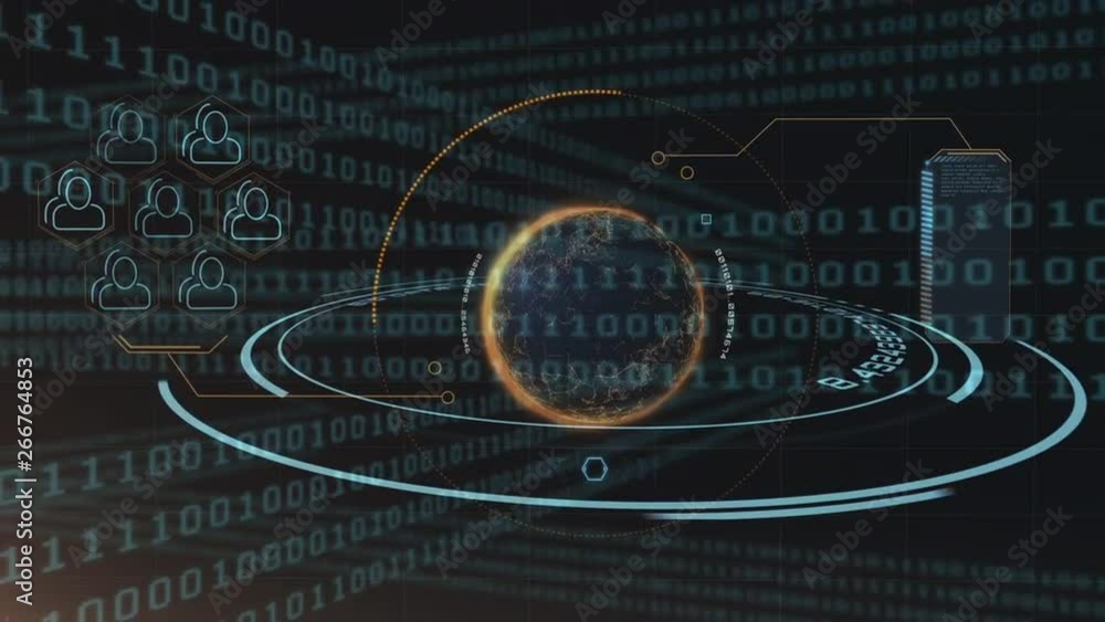 Poster binary codes and digital sphere