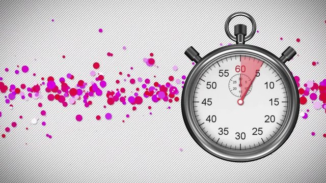 Silver stopwatch