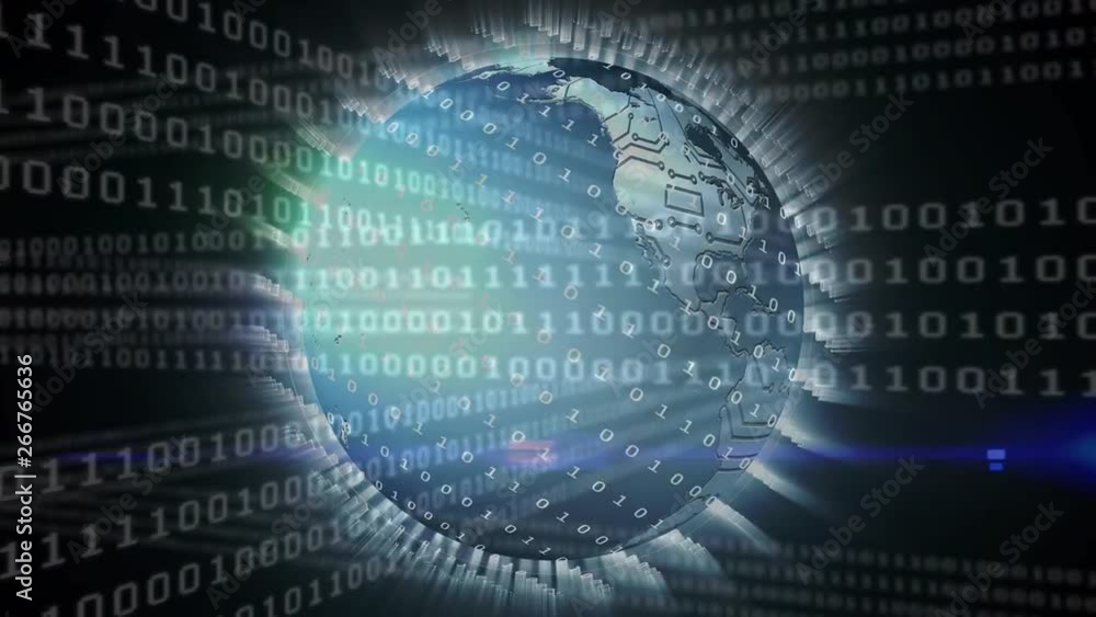 Poster globe and binary codes