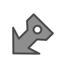 Left Direction Arrow Icon For Your Project