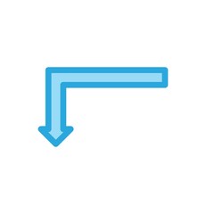 Down Direction Arrow Icon For Your Project