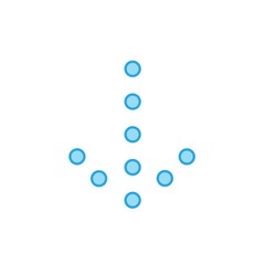 Down Direction Arrow Icon For Your Project