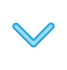 Down Direction Arrow Icon For Your Project