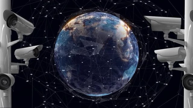 Surveillance cameras and the earth