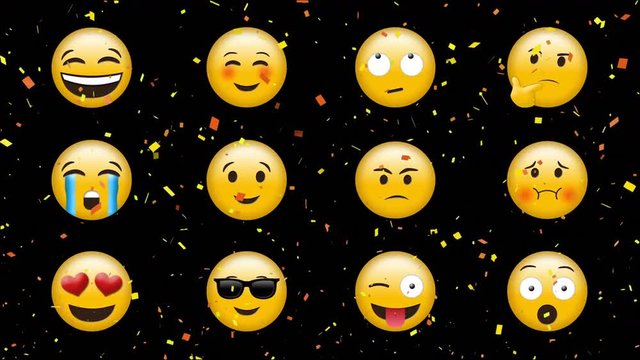 Different emojis with different expressions