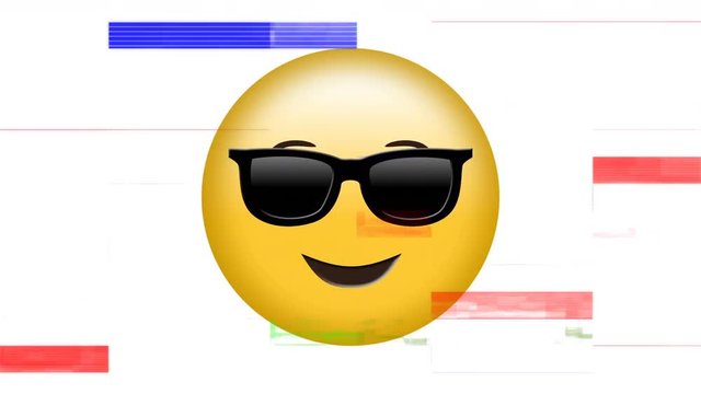 Smiling face with sunglasses emoji