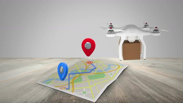 Aerial delivery through drones