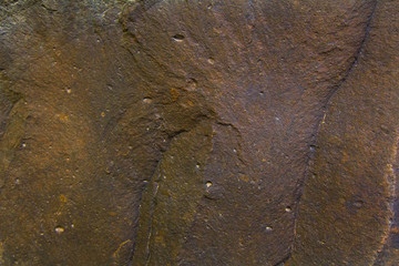 Background and black marble. Bedrock Stone In the forest near the waterfall in phuket thailand