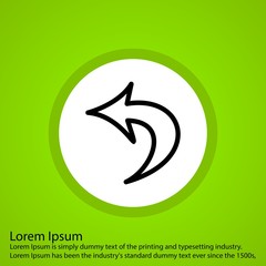 Left Direction Arrow Icon For Your Project