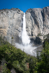 yosemite upper fall from trail, early May 2019