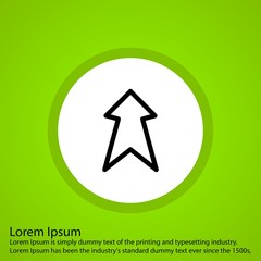 Up Direction Arrow Icon For Your Project