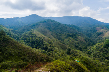 Naklejka premium LANDSCAPE OF MOUNTAINS OF COLOMBIA