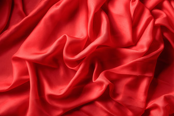 Obraz premium Silk satin fabric texture background.