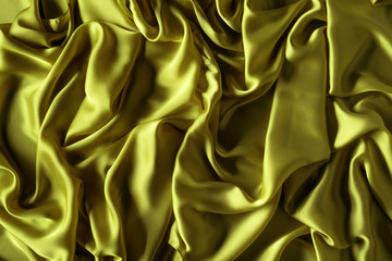 Silk satin fabric texture background.